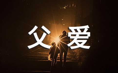 父愛的感言