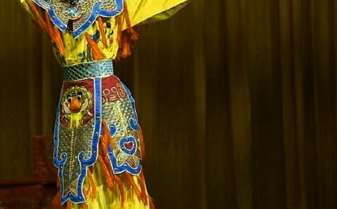 大班美術教案：京劇臉譜