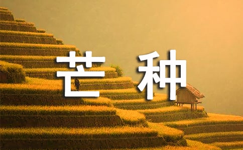 芒種是什么意思及其由來