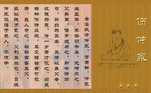 （優(yōu)）傷仲永教案優(yōu)秀