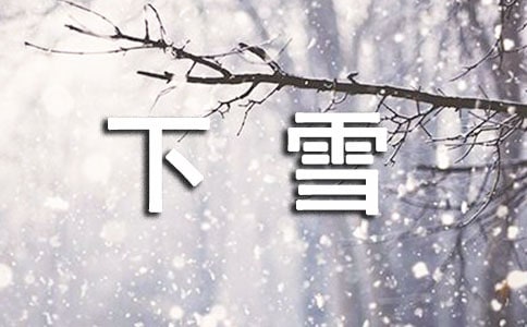 下雪個性感言30句