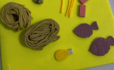 橡皮泥手工制作彩蛇